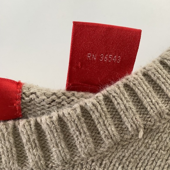 Izod Mens Argyle Patterned Crewneck Sweater Beige XXL - Picture 5 of 10